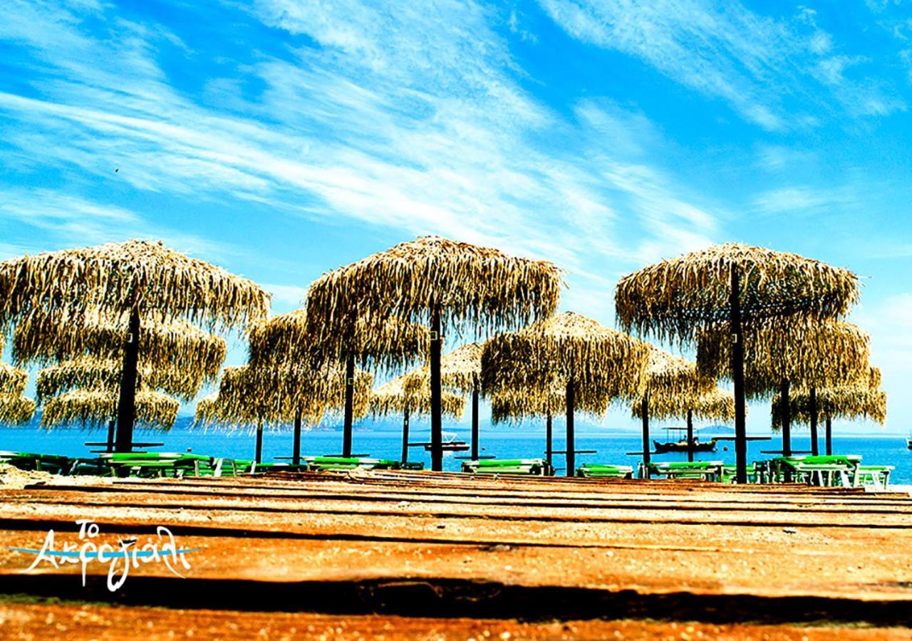 Akrogiali Hotel Restaurant Xiropigado Buitenkant foto